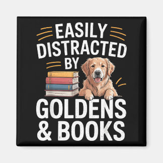 Easily Distracted Illustration Magnet