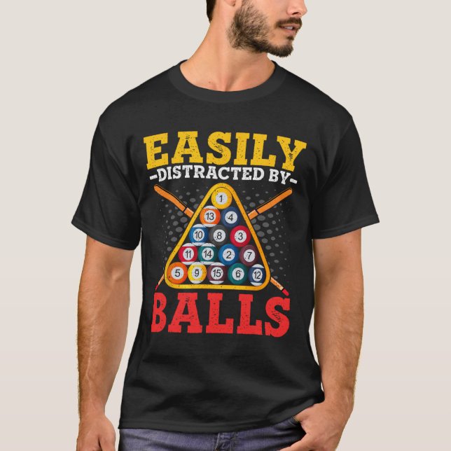 Easily Distracted  T-Shirt (Front)