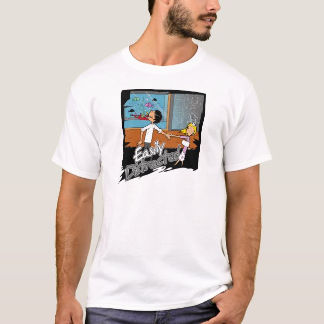 Easily Distracted T-Shirt - Logo Front (Front)