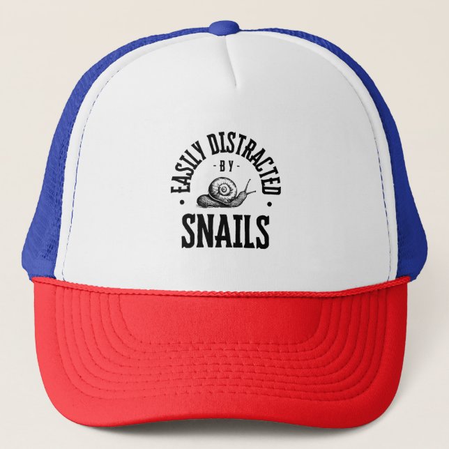 EASILY DISTRACTED TRUCKER HAT (Front)