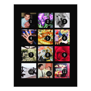 Easily Make Your Own Photo Art with 12 photos Print