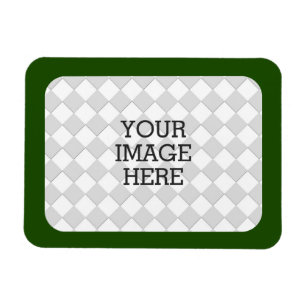 Easily Make Your Own Photo Display in Green Frame Magnet