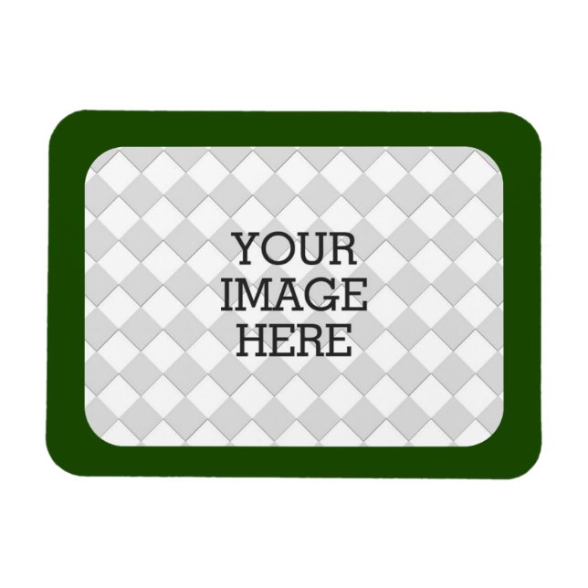 Easily Make Your Own Photo Display in Green Frame Magnet (Horizontal)