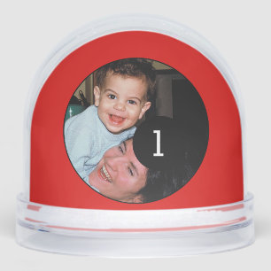 Easily Make Your Own photo Red gift for 2 images Snowglobe