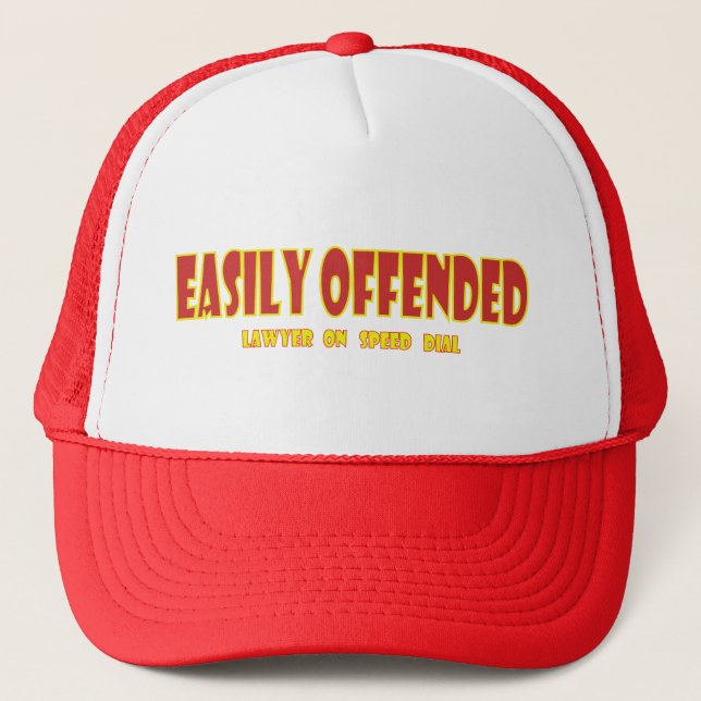 Easily offended trucker hat (Front)