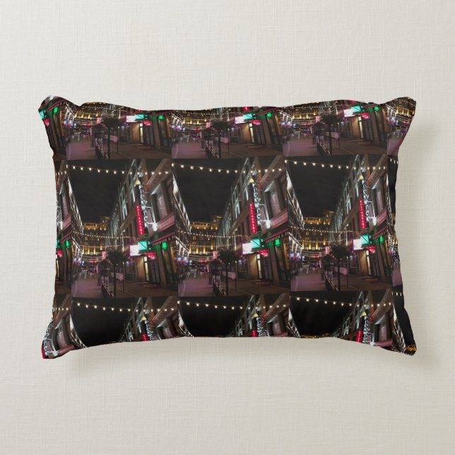East 4th Street, Cleveland, Ohio Photo Pillow (Front)