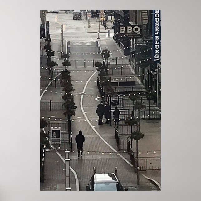 "East 4th Street Morning" Photography Poster (Front)