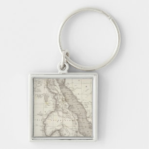 East Africa Map Key Ring