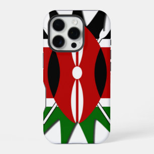 East African Constellation Kenyan Flag Star Design iPhone 16 Pro Case