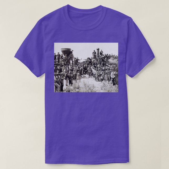 East and West Shaking Hands at the Laying of Last  T-Shirt (Design Front)