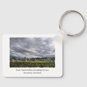 East Aquhorthies Standing Stones, Scotland Key Ring
