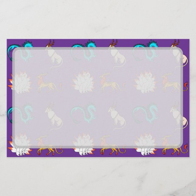 East Asia Folklore Stationery (Front)