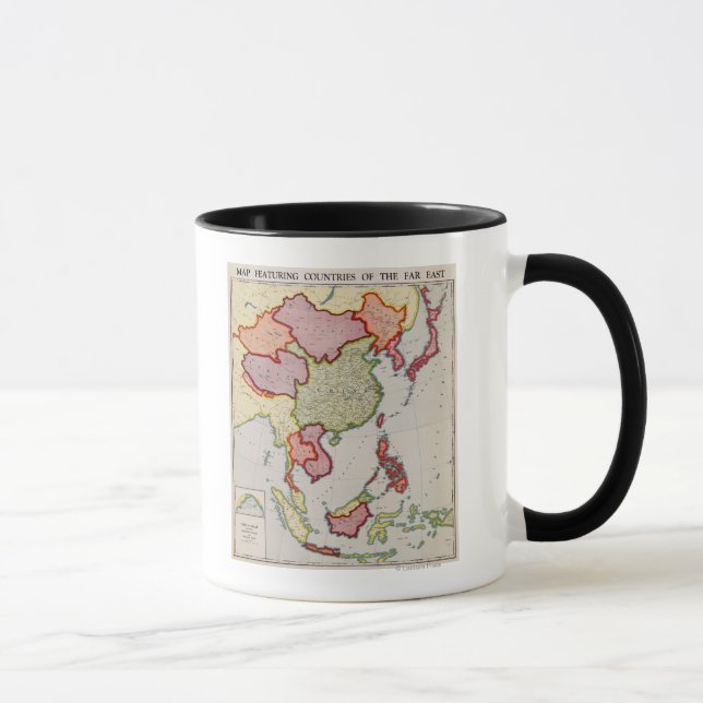 East AsiaPanoramic MapEast Asia Mug (Right)