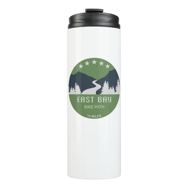 East Bay Bike Path Thermal Tumbler (Front)