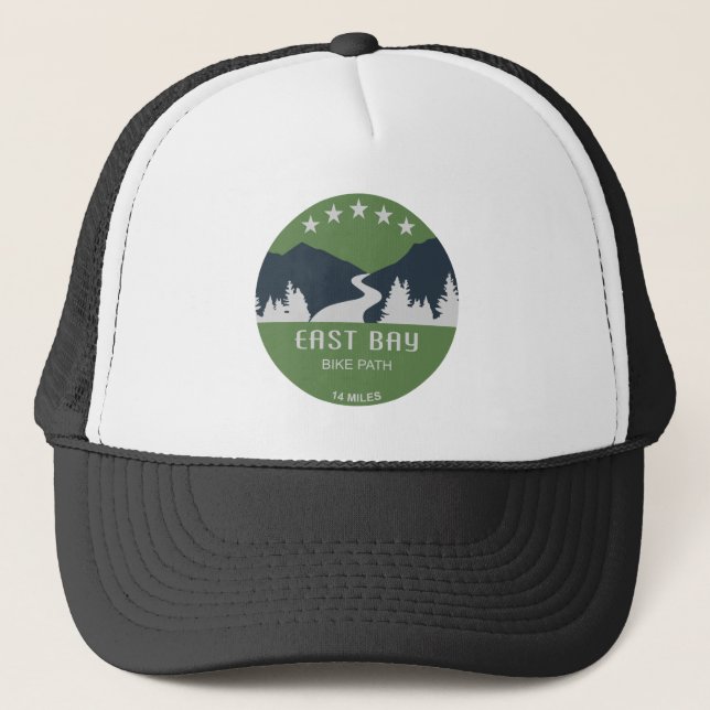 East Bay Bike Path Trucker Hat (Front)