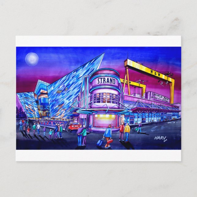 East Belfast & Titanic Quarter Postcard (Front)