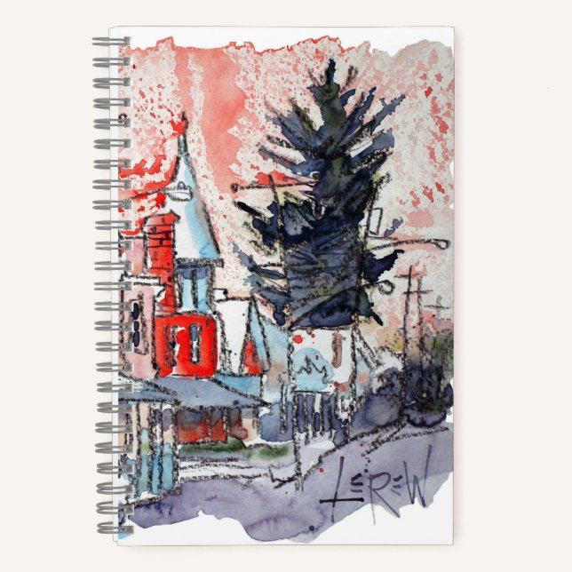 "East Berlin Happy" by Larry Lerew 170420 Notebook (Front)