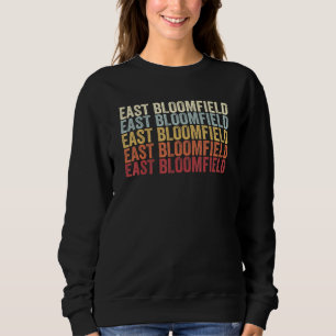 East Bloomfield New York East Bloomfield NY Retro  Sweatshirt