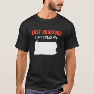 East Bradford Pennsylvania USA State America Trave T-Shirt