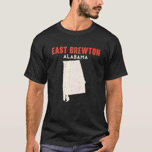 East Brewton Alabama USA State America Travel T-Shirt