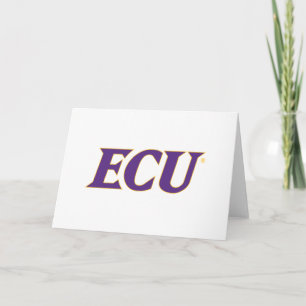 East Carolina University ECU Logo Card