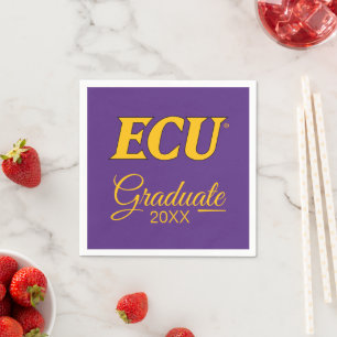 East Carolina University ECU Logo Napkin