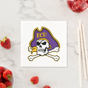 East Carolina University ECU Pirates Napkin