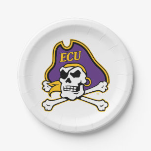 East Carolina University ECU Pirates Paper Plate