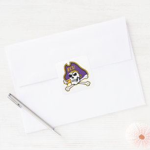 East Carolina University   ECU Pirates Square Sticker