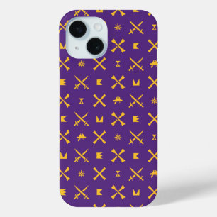 East Carolina University   Pirates Gold Pattern iPhone 15 Case