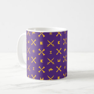 East Carolina University Pirates Gold Pattern Coffee Mug