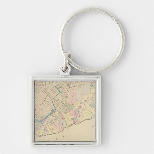 East Chester, New York 2 Key Ring (Front)
