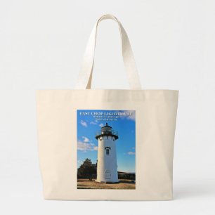 East Chop Lighthouse, Massachusetts Jumbo Tote Bag