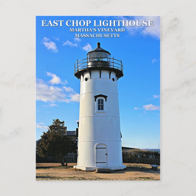 East Chop Lighthouse, Massachusetts Postcard (Front)