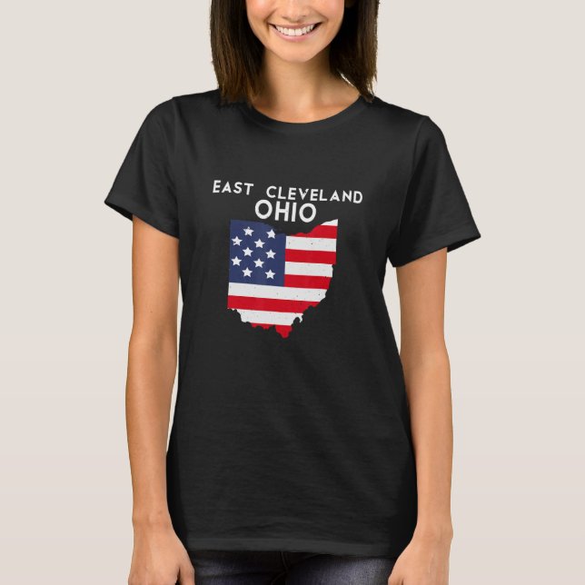 East Cleveland Ohio USA State America Travel Ohioa T-Shirt (Front)