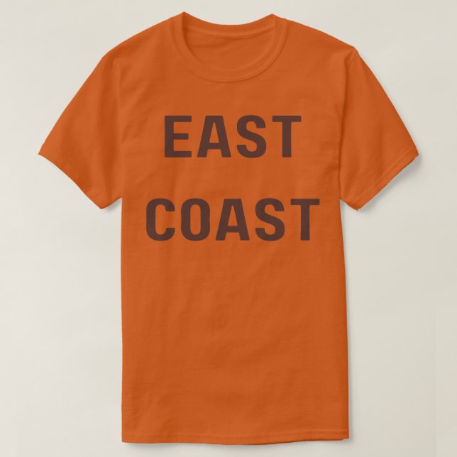 East Coast  1 T-Shirt (Design Front)