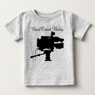 East Coast Baby film cinema movie camera Baby T-Shirt