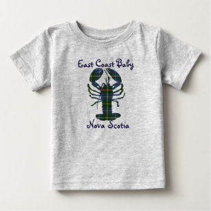 East Coast Baby Lobster Nova Scotia tartan Canada T-Shirt