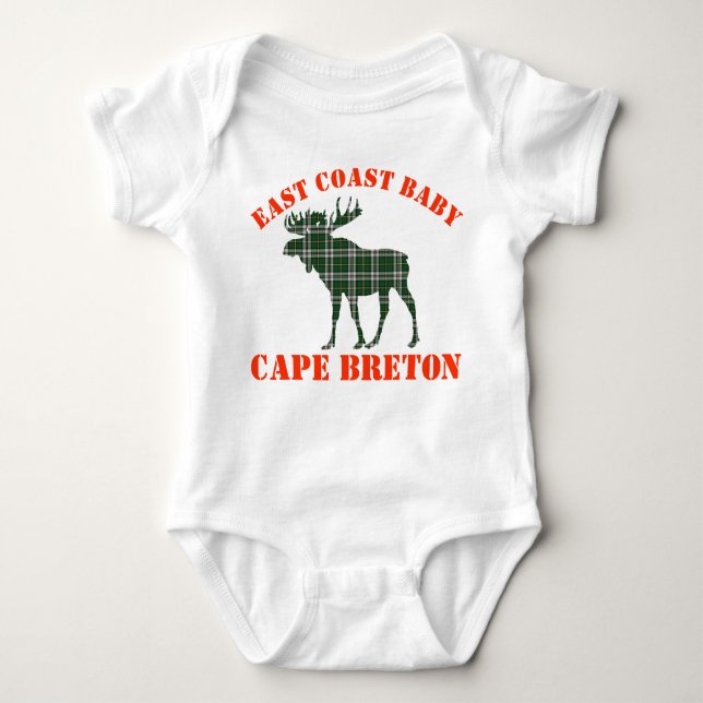 East Coast Baby moose  Cape Breton tartan shirt (Front)
