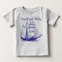 East Coast Baby sailboat ship schooner nautical