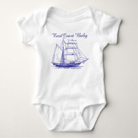 East Coast Baby sailboat ship schooner nautical