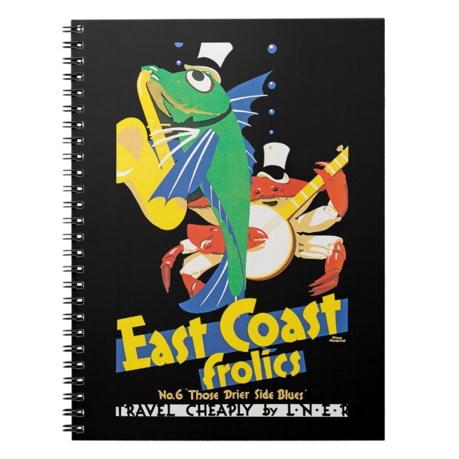 East Coast Frolics Spiral Notebook (Front)