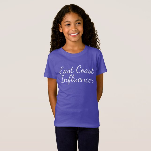 East Coast Influencer Customize, province or city  T-Shirt (Front Full)