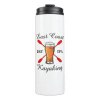 East Coast Kayaking est IPA beer Thermal Tumbler