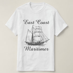East coast Maritimer sailing ship nautical shirt