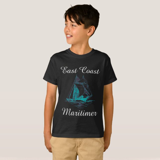 East coast Maritimer sailing ship nautical sweater (Front Full)
