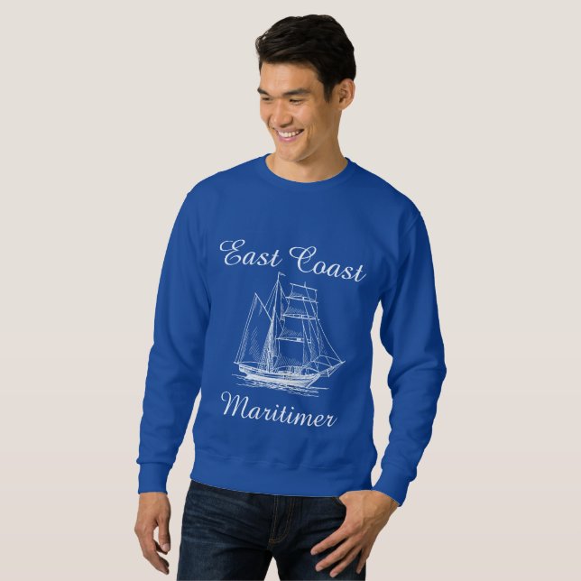 East coast Maritimer sailing ship nautical  T-Shir Sweatshirt (Front Full)