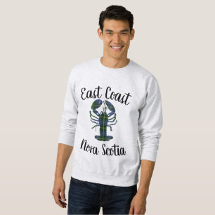 East Coast Nova Scotia tartan lobster Sweatshirt
