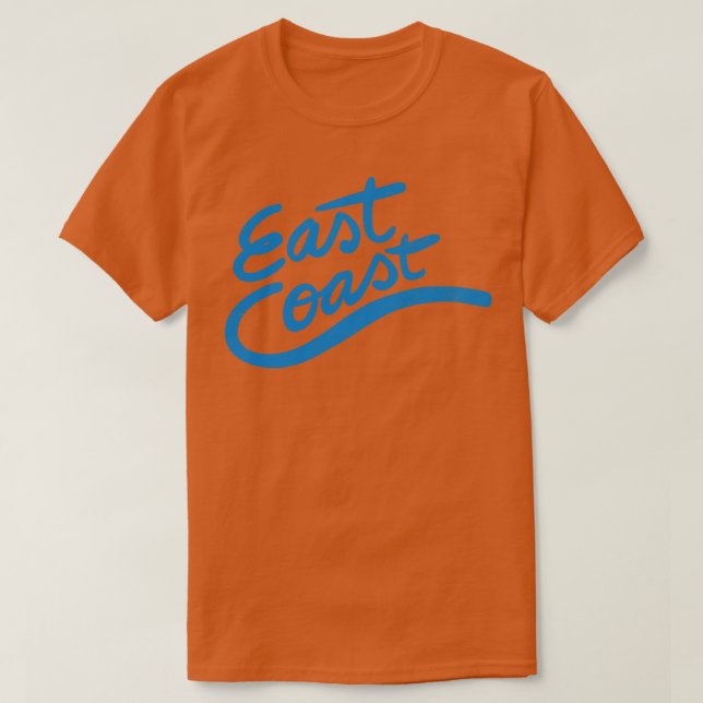 East Coast retro typography T-Shirt (Design Front)