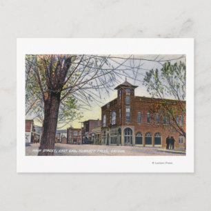 East End View of Main StreetKlamath Falls, OR Postcard